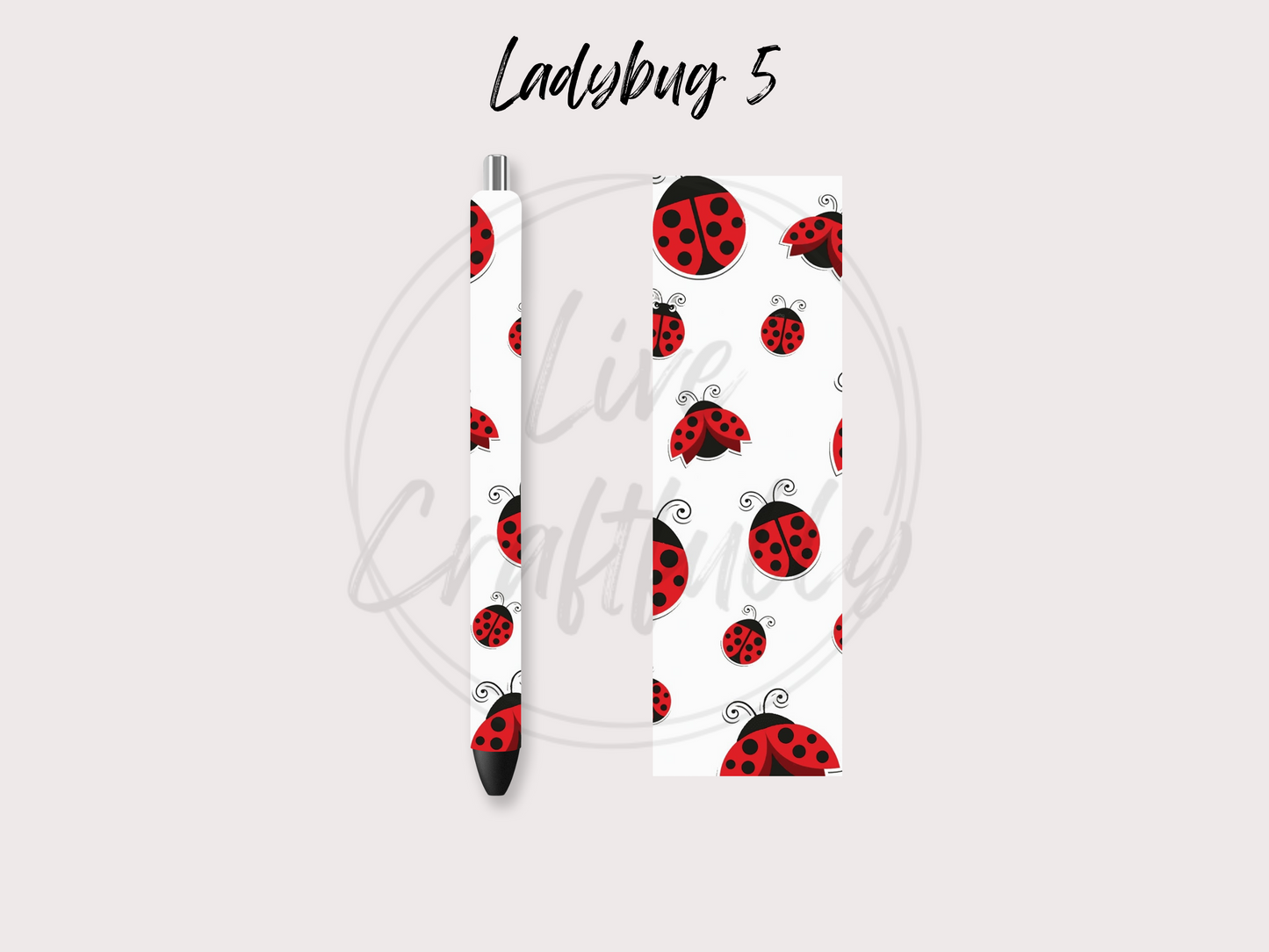 Ladybug Pen Wraps