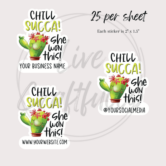 She Won Succa - Branded