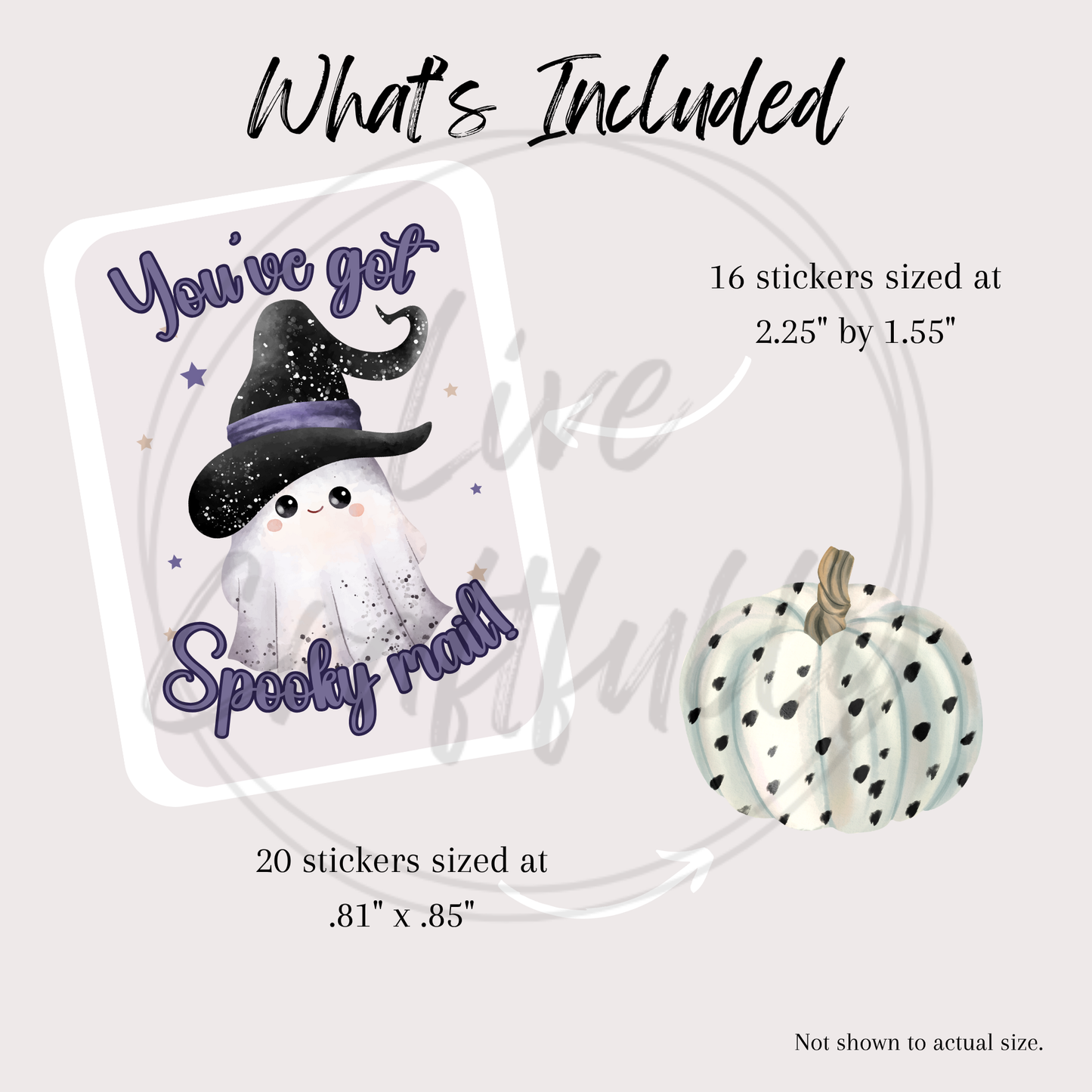 Spooky Mail + Polka Dot Pumpkins