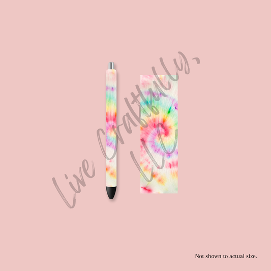 Tie Dye Pen Wraps