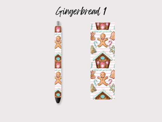 Gingerbread 1 Pen Wrap