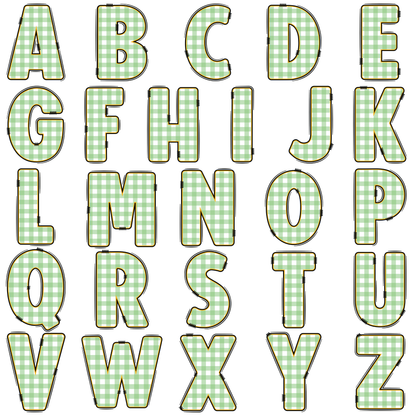 Custom Gift Tags - Green Plaid