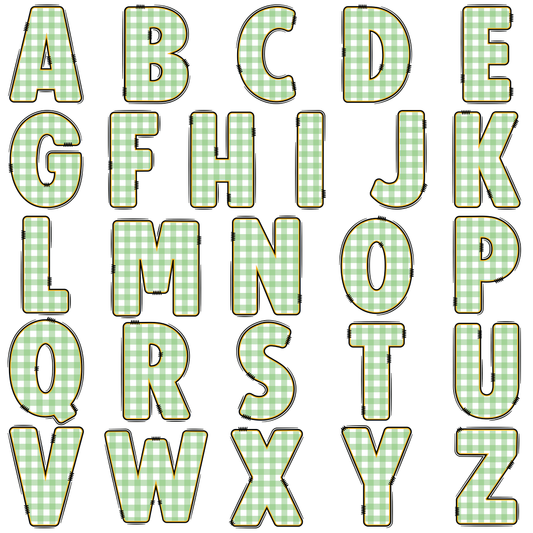 Custom Gift Tags - Green Plaid