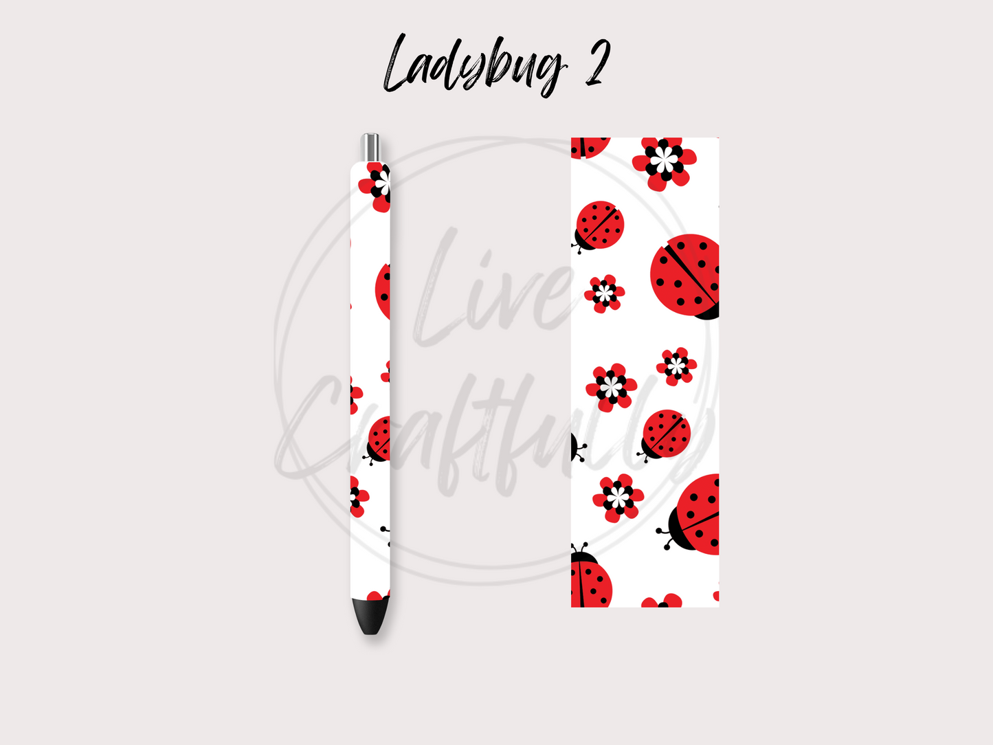 Ladybug Pen Wraps