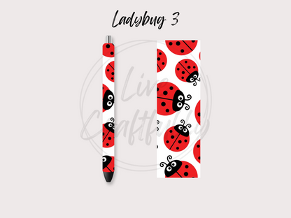 Ladybug Pen Wraps