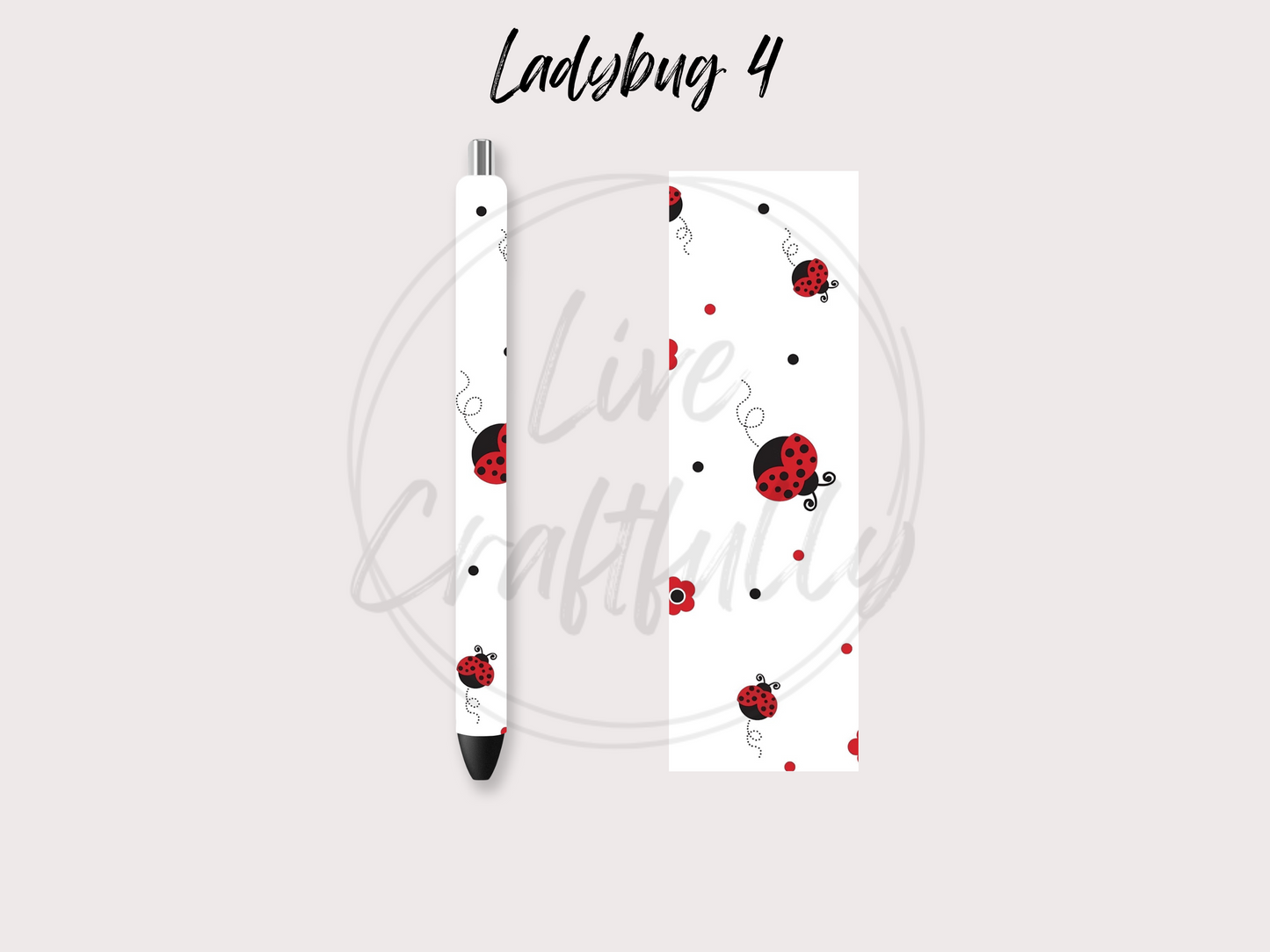 Ladybug Pen Wraps