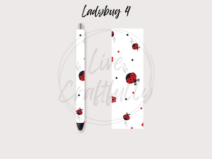 Ladybug Pen Wraps