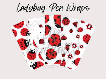 Ladybug Pen Wraps