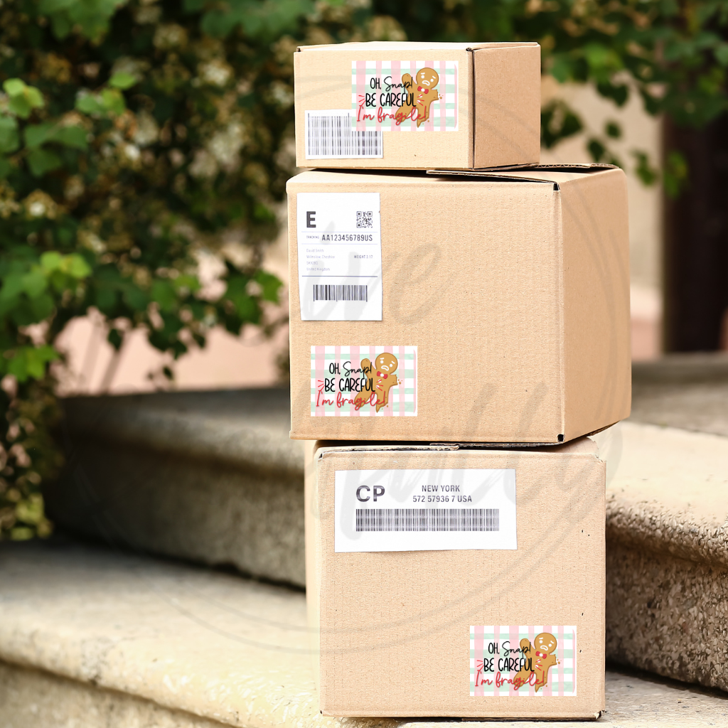 Oh Snap! Fragile Sticker