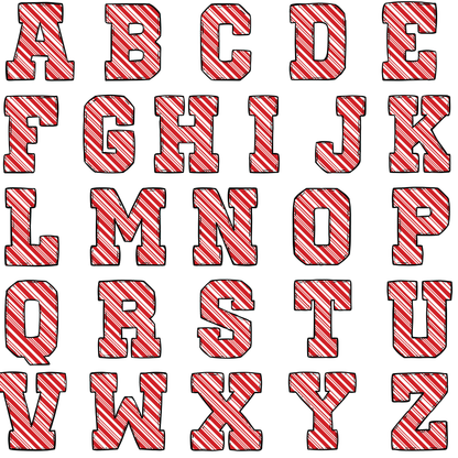 Custom Gift Tags - Peppermint Stripe