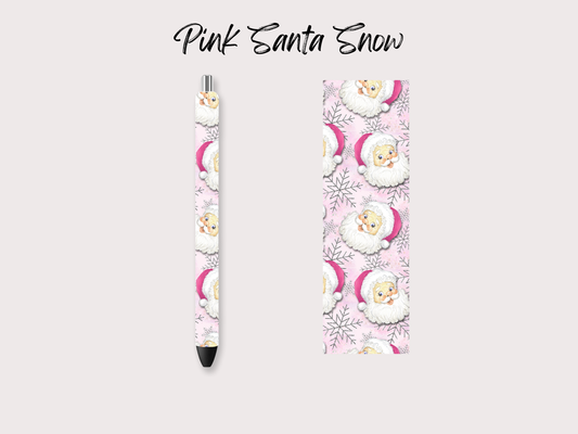 Pink Santa Snow