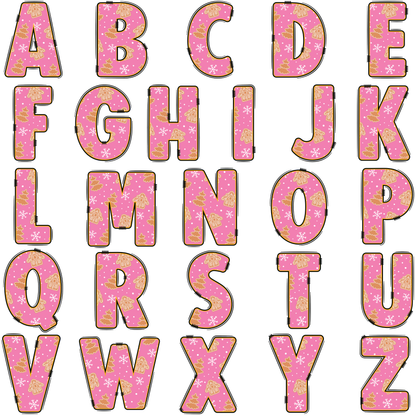 Custom Gift Tags - Pink Gingerbread