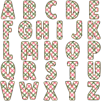 Custom Gift Tags - Pink Plaid