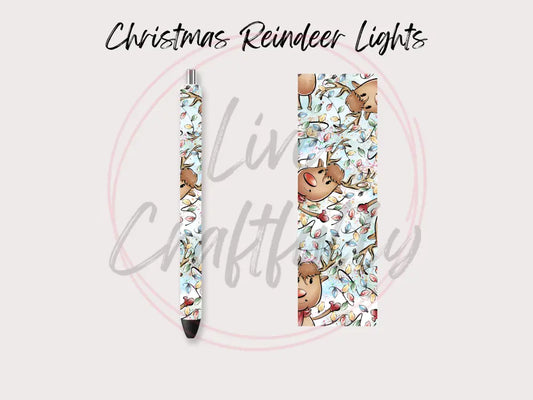 Christmas Reindeer Pen Wrap